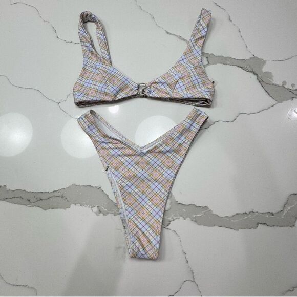 Plaid Bikini 2 piece - Picture 1 of 5